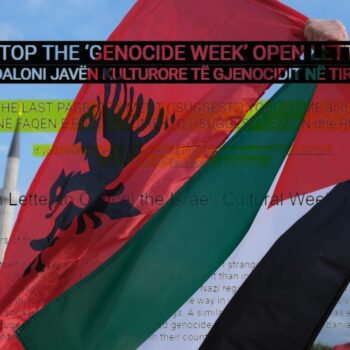 Anuloni “Javën e Gjenocidit”, kolektivi Palestina e Lirë dorëzon letrën e firmosur nga 750 qytetarë