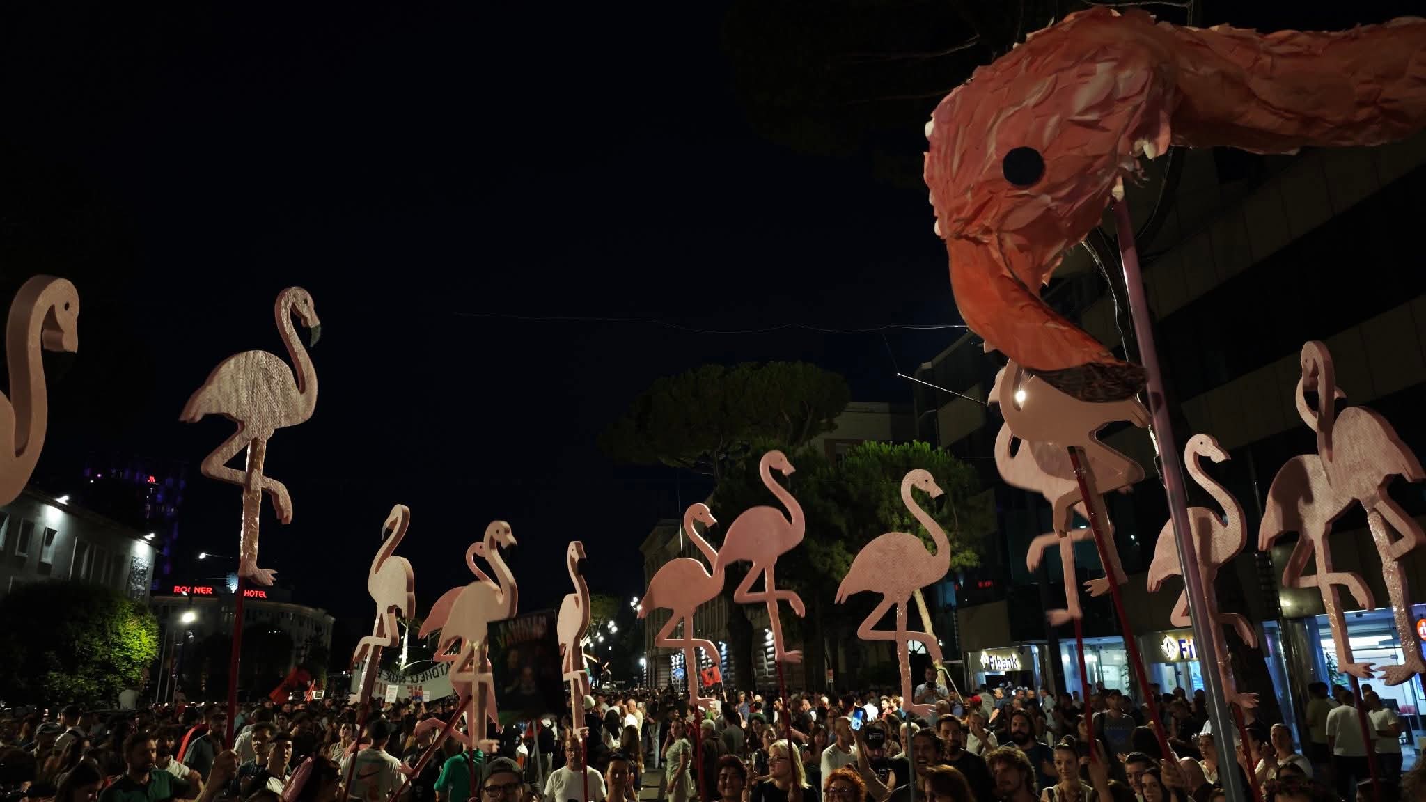 Protesta e Flamingove, 22 Qershor, Antonio Muco/Nyje.al