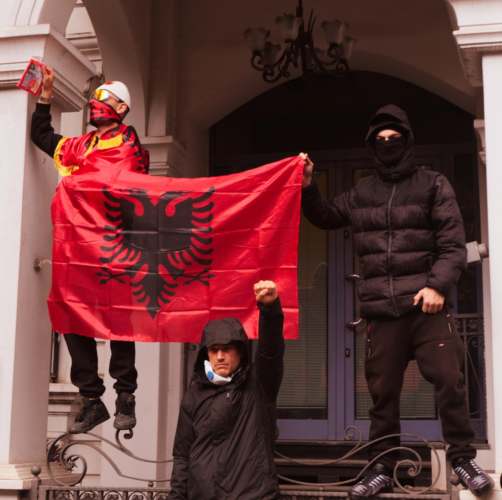 ÇUNAT në protestë para Ministrisë së Arsimit, 25 tetor 2026 (c) nyje.al 